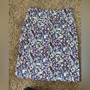 Margaret M Multicolor Floral Pencil Skirt